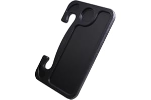 Bavokon 2 in 1 Car Table Tray With Laptop Mount and Drinks Holder - Essentials for Women, Steering Wheel Attachment With Handle for Most Vehicles