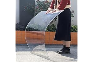 NIANXINN Plaque Polycarbonate pour Serre Jardin,Feuilles de Toit Transparent,Feuille de Verre Acrylique,Couverture de Toit,Imperméable Résistant Aux UV,Panneaux pour Toit Cabane Abri (1x4m)