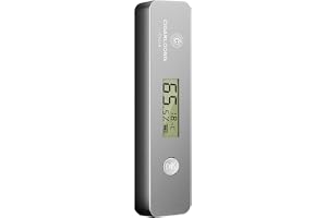 DONFAMDS Digital Cigarrfuktighetsmätare med LCD Bärbar Dual Mode Temperatur Fuktighetssensor med Metallsond för Mätning i Cigarrhumidor