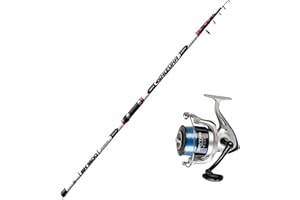 GENERICO Kit Pesca Surfcasting - Canna Shizuka SH1600 220 gr 4.20 mt + Mulinello Trabucco Dayton SW 6500