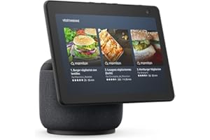 AMAZON Echo Show 10 (Nouvelle génération) | Écran connecté HD avec mouvement et Alexa, Anthracite