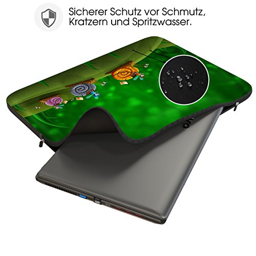 Sidorenko Designer Tablet Tasche für 10,1-10,2 Zoll aus Neopren max. Geräteabmessungen 26,5 cm x 20,5 cm - 3