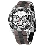 LLLS Men Uhren, Sport Analogue Quartz Uhren Fashion Casual Waterproof Men Watches Comfortable Silicone Strap Chronograph