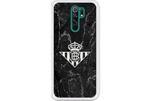 Personalaizer Funda Original Compatible con Xiaomi Redmi 9 - Real Betis Balompié Escudo Marmol