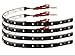 Produktbild Ecloud Shop 3 pieces 4 Auto KFZ 30CM 15 LED Lichterkette Strip Streifen rot Wasserfest 12V
