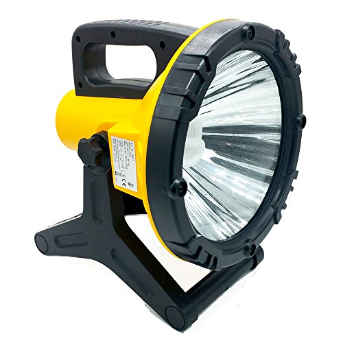 Handleuchte Hand Lampe mit Energiespar Leuchtmittel Energie Spar Strahler tragbar verstellbar IP44