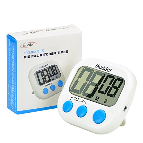 Mudder Elektronischer Küchentimer Magnetisch mit Großem LCD Display - 5