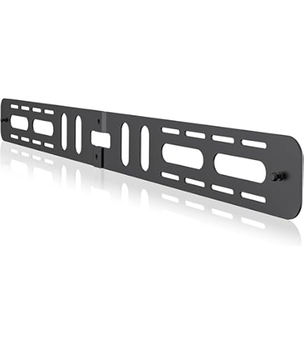 IMtKotW Universal Soundbar Halterung zur Montage unter oder über dem TV