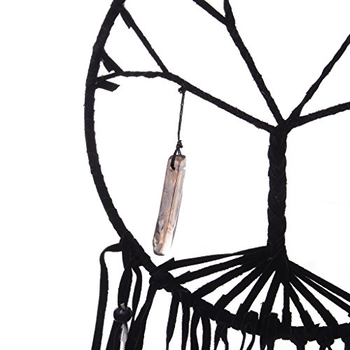 Schwarz Traumfänger Von Dem Baum Des Lebens Für Auto Hängen Hauptwanddekor - 8