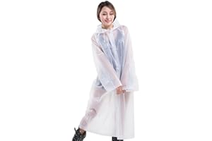 Boolavard Cappotto Antipioggia Impermeabile Riutilizzabile Unisex per Adulti/Bambini Poncho per Giacca Antipioggia Portatile per Esterni