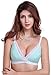 TANZKY® Comfortable Wirefree Nursing Sleep Bra For Women (M, Green)