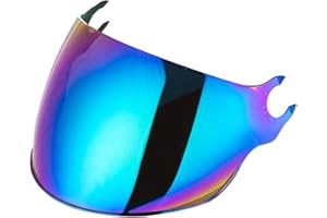 VCOROS Visiera Casco Moto Solo per LS2 OF562/AIRFLOW,Casco Parabrezza Moto Visiera a Lente Integrale,Protezione per Il Vento del Motociclo,Non incompatibile con LS2 Airflow 2 (Arcobaleno)
