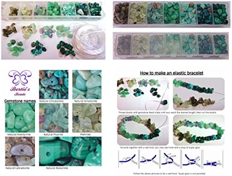 Berties Beads Elastic Gemstone Bracelet Making Kit