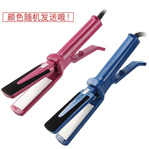 Nulijianchi2 Hair Straightener Ceramic Electric Splint Multi-Function Perm Board Professional Perm Does Not Hurt Hair  Red