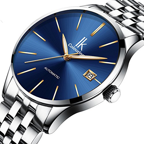 Alienwork-mechanische-Automatik-Armbanduhr-Multi-funktion-Automatikuhr-Uhr-Herren-Uhren-Design-modisch-Edelstahl-blau-silber-K006GA1-G-02