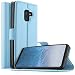 Produktbild KuGi für Samsung Galaxy S9 Plus Hülle, Samsung Galaxy S9 Plus Wallet Case, PU Kunstleder Flip Case mit Standfunktion Kartenfächer und Bargeld für Samsung Galaxy S9 Plus Smartphone.Blau