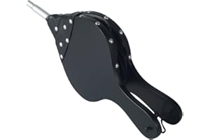 Tosnail 43,2 x 19,1 cm Soufflet en Bois, Manuel Air Blower pour Barbecue, Cheminée et Le Camping - Noir