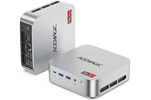 ‎ACEMAGIC ACEMAGIC M1 Mini PC, AMD Ryzen 7 6800H (8C/16T, bis zu 4.7Ghz),16GB DDR5 512GB M.2 SSD Windows 11 Pro Mini PC mit AMD Radeon 680M | 4K Triple Display |Type-C | WiFi6 | BT5.2