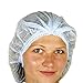 Velishy 100 pcs Disposable Non-woven Bouffant Cap Hair Net Cap ,Elastic Free Size
