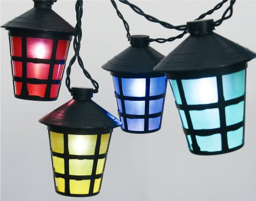LED PARTYLICHTERKETTE 12,50m BUNTE LEDs 50er LICHTERKETTE LATERNE