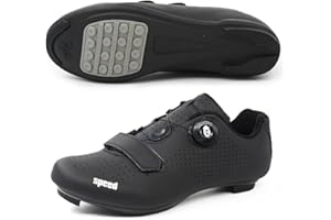 MEIJU Mateju Scarpe da Ciclismo Uomo Donna, Traspiranti Antiscivolo Scarpe da Bici con Suola in Gomma, Unisex Anti-Scivolo Scarpe Sportive da Esterno Nessuna Serratura