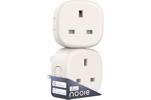 Nooie Smart Plug, Alexa Plug Voice Control, Smart Plugs That Work with Alexa and Google Home, WiFi Plug with Remote Control and Timing Function, 2.4Ghz ONLY(2 Packs)
