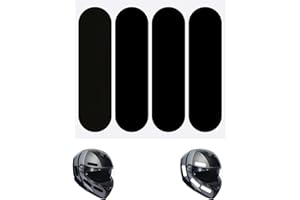 ‎HUGWAIT 4 Streifen Reflektoren Aufkleber Motorradhelm, Reflektor Sticker für 3M Hohe Qualität, Reflektor Nacht Sichtbarkeit Signalisierung für Helmaufkleber Elektrofahrzeuge, Fahrrad Aufkleber Reflektierende