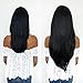 Deluxe Double Weft Remy Human Hair Clip in Extensions #1 Jet Black 8 Pieces Full Head Set 10"-22" Grade 7A Real Natural Long Straight Silky Soft, 22 inches-160g