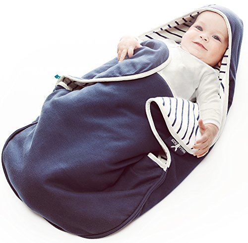 Wallaboo Einschlagdecke Coco, Sehr praktische und Kuschelweiche Babydecke, 100% Baumwolle - 4