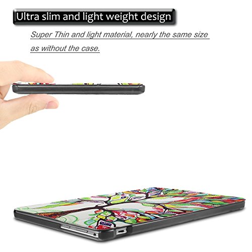 YunTab 3G Tablet 10.1 Zoll/ACEPAD A101 (10.1″) TABLET PC Hülle Case, Infiland Ultra Dünn Tri-Fold Muschel PU Leder Schlank Superleicht Ständer Shell Cover Schutzhülle Etui Tasche für 10.1″ Android Tablet-PC Inklusive XIDO X111, 10 Zoll Tablet Pc(25,7 cm), Artizlee 10 Zoll (10.1″) Tablet PC ATL-21L 1280×800, XIDO Z120/3G Tablet Pc 10 Zoll(Überprüfen Sie bitte die Details der kompatibelen Tablet-Modell-Liste in Produktbeschreibung)(Fröhlicher Baum) - 6