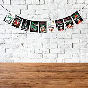 Wobbox Quarantine Multi Color Card Theme Merry Christmas, Christmas Decoration, Pre-Strung