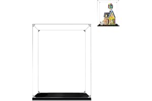 Hosdiy Display Case for (Pixar Up House) Model - Clear Acrylic Display Box Showcase for Lego 43217 (Only Display Case)