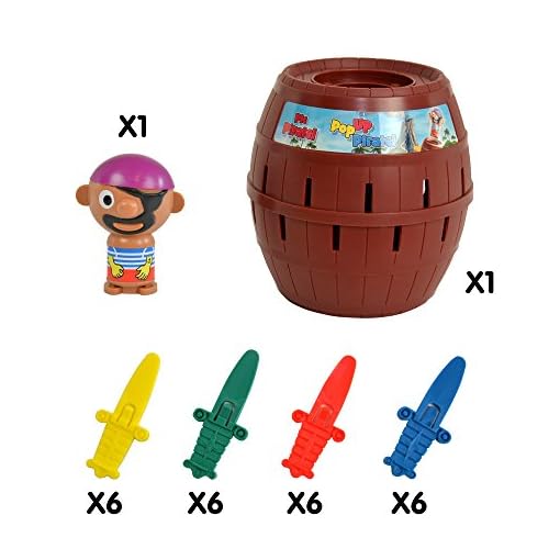 TOMY Pop Up Pirate for Kids,Pack of 1 - Image 3