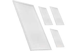 LED ATOMANT Confezione da 4 Pannello LED da Incasso 120x60cm 96W, CCT (Selettore di Colore Bianco Caldo, Neutro e Freddo), 11500 Lumen, Driver incluso