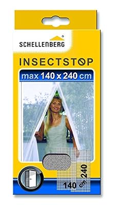 Schellenberg 20503 Moustiquaire pour portes contre insectes/moustiques 140 x 240 cm Blanc