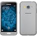 Produktbild PhoneNatic Case für Samsung Galaxy J3 Hülle Silikon grau 360° Fullbody Case