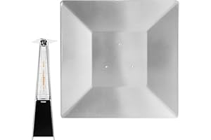 FacynBouclier réflecteur pour Chauffe-terrasse Pyrami,Rechange Universel pour Chauffe-terrasse Pyramidal - Pièces Rechange carrées pour Chauffage à 4 côtés, Bon Protecteur