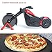 Produktbild ZREAL Motorrad Pizzaschneider Rad Edelstahl Kunststoff Motorrad Roller Pizzaschneider Schneider