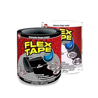 Saubhagya Global Waterproof Flex Seal Super Strong Adhesive Sealant Tape for Any Surface, Stops Leaks, Large (Black) (Set of 1)