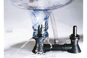 AlcoFermBrew Double Blast Bottle Washer – Dual Nozzle Bottle Rinser for Beer, Wine & Fermentation Equipment – Fast Cleaning – 3/4” Tap Connector