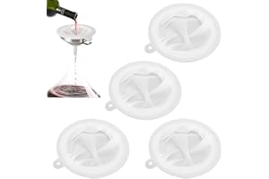 YDHfdc 4 Pièces Filtre Alimentaire 100/200/300/400 Maille Filtre à Mailles Fines en Nylon Filtre Nourriture Filtre à Tamis Fin pour Jus, Vin, Lait, Café, Huiles
