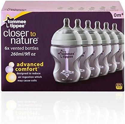 Advanced Comfort Tommee Tippee feeding bottles Bpa free 260ml x6