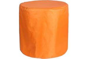 DKLE Housse De Meuble Salon De Jardin Couverture De Protection 165x90cm, Bâche Table Jardin Ronde, Housse De Table Jardin Etanche, Housse De Mobilier D'extérieur Imperméable