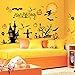 Produktbild Hunpta Happy Halloween Home Haushalt Zimmer Wandaufkleber Mural Decor Decal Abnehmbar (Schwarz)