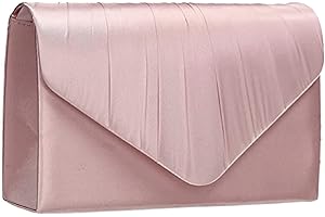 LEAHWARD Leah Ward Women's Satin Clutch Bags Party Wedding Evening Handbag 8002