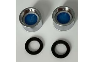 HATOOLHA® Sink Faucet Aerator Replacement Female Faucet Tap Aerators Nozzle for Kitchen Bathroom Faucet Water Saving Bubbler (NPT Female 24mm)