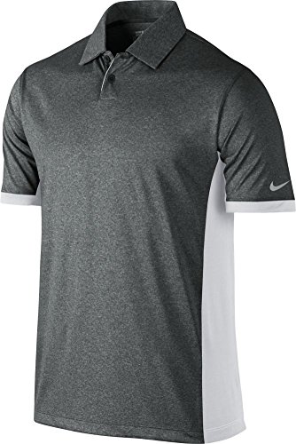 Preisvergleich Produktbild Nike Golf Victory Block Polo schwarz / htr / weiß / Wolf Grau S