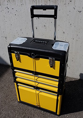 Metall Werkzeugtrolley XL Type B305ABD -> jetzt neu mit Schubladenverriegelung und Schloss von AS-S - 2
