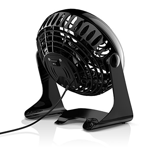 CSL – USB Ventilator mit 2 Geschwindigkeitsstufen | Tischventilator / Standventilator | 15cm | geräuscharmes Betriebsgeräusch | neigbar | 2-fach Geschwindigkeitsregelung - 2