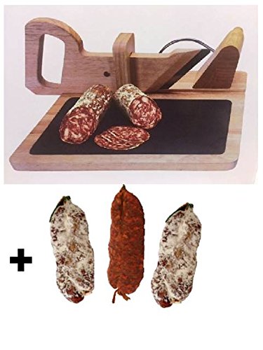 Preisvergleich Produktbild Trancheuse à SAUCISSON avec tablette ardoise + 3 SAUCISSON OFFERT
